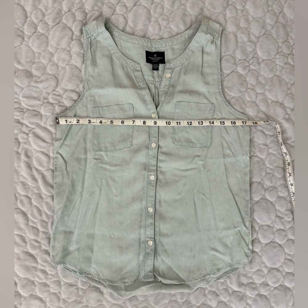 American Eagle Outfitters Blue Tank Top - Picture 6 of 6